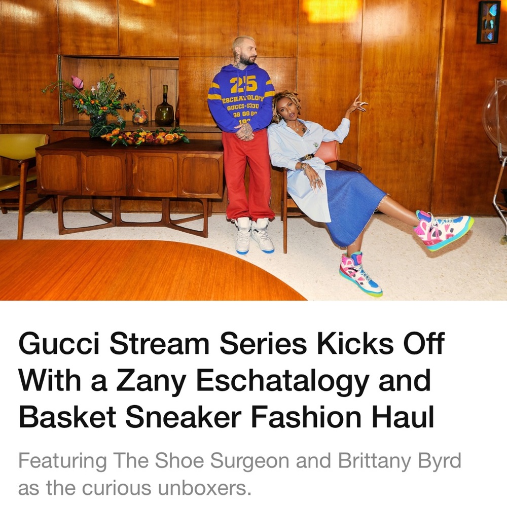 Gucci “”Host pick💖💖Basket high top sneakers - Picture 16 of 17